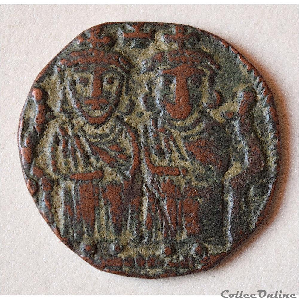 Léon IV et Constantin VI. (775-780 AD) Follis. Constantinople SEAR 1587 4 monnaie antique byzantine leon iv et constantin vi 775 780 ad follis constantinople sear 1587