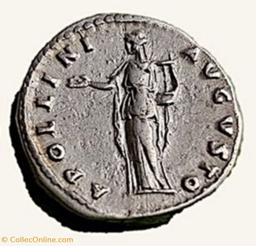 ANTONIN LE PIEUX (138-161) Denier à la Lyre - Rome - RIC.63 B 4 monnaies antiques romaines republicaines imperiales antonin le pieux 138 161 denier a la lyre rome ric 63 b