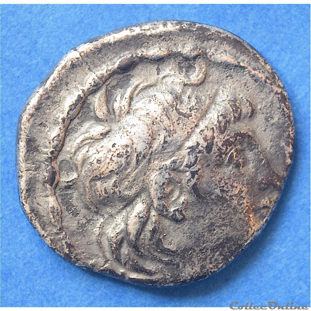 Antiochos VII Evergète (« Le Bienfaisant ») 138-129 av. J.-C. Atelier d'Antioche (Syrie) 4 monnaie antique grecque antiochos vii evergete le bienfaisant 138 129 av j c atelier antioche syrie