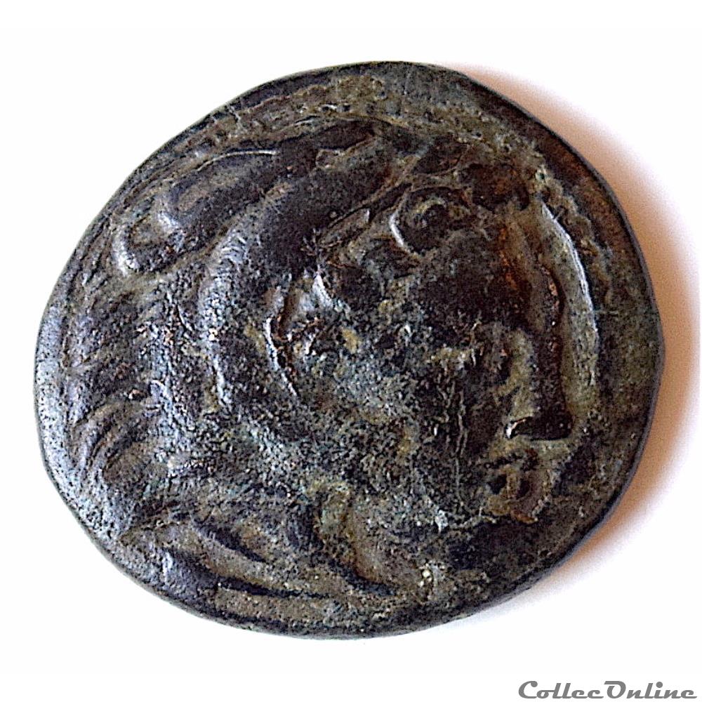 monnaie antique grecque cassandre unite 305 av jc au cavalier