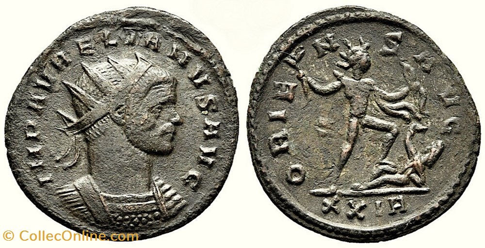 AURELIEN (07/270-09/275) Rome - RIC.5-164 monnaie antique av jc ap romaine republicaine imperiale aurelien 07 270 09 275 rome ric 5 164