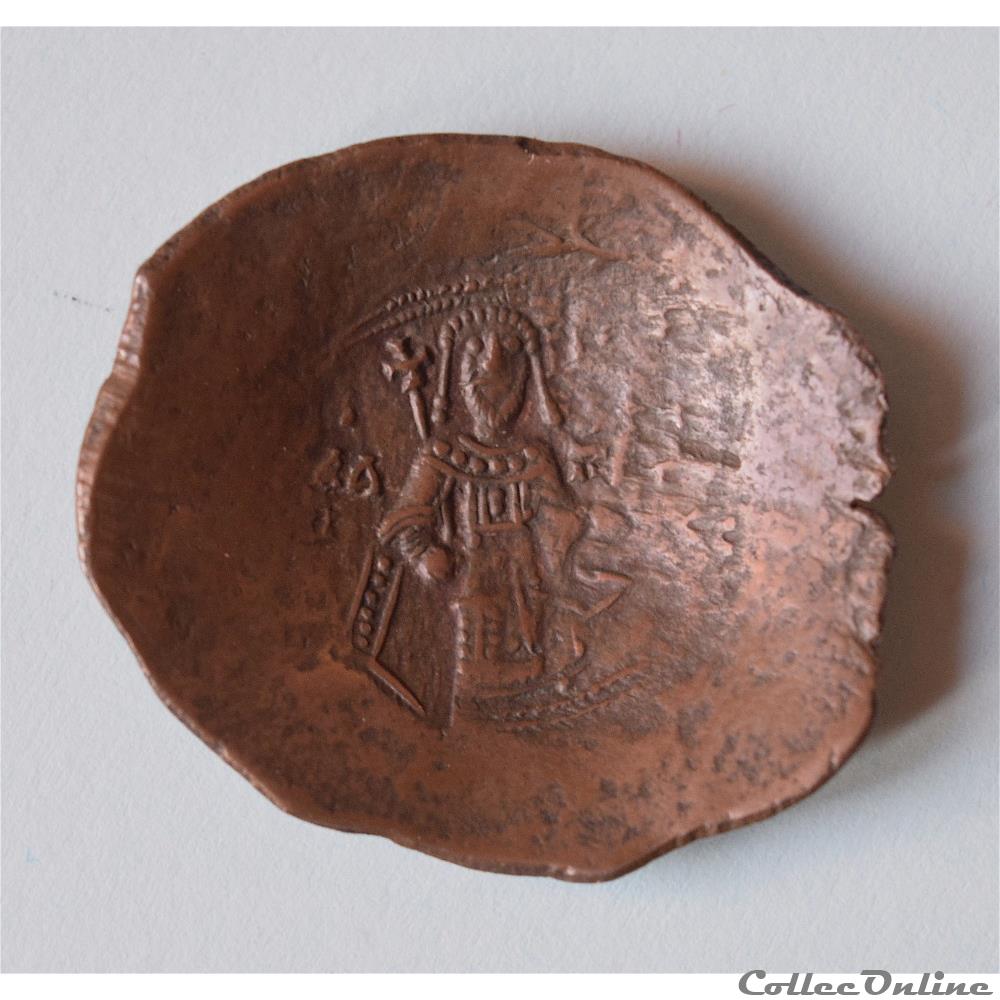 Isaac II Ange (1185-1195 et 1203-1204) Trachy Histamenon (imitation Bulgare) monnaie antique byzantine isaac ii ange 1185 1195 et 1203 1204 trachy histamenon imitation bulgare