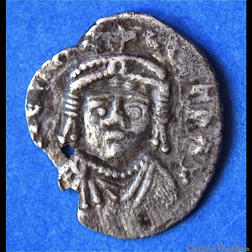 HERACLIUS (610 - 641) - CARTHAGE - 1/2 SILIQUE 2 monnaie antique byzantine heraclius 610 641 carthage 1 2 silique