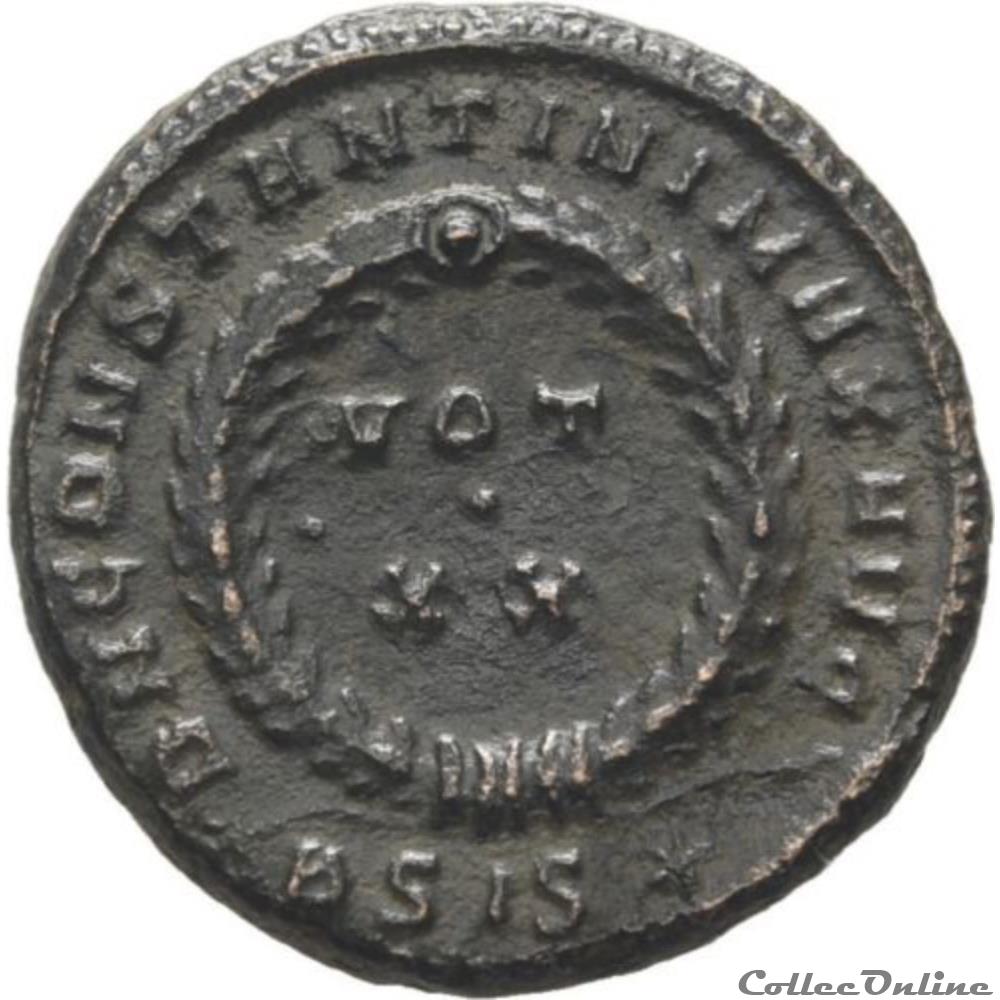 CONSTANTIN Ier (307- 337 AD) VOT XX Siscia - RIC 148 3 monnaie antique av jc ap romaine constantin ier 307 337 ad vot xx siscia ric 148