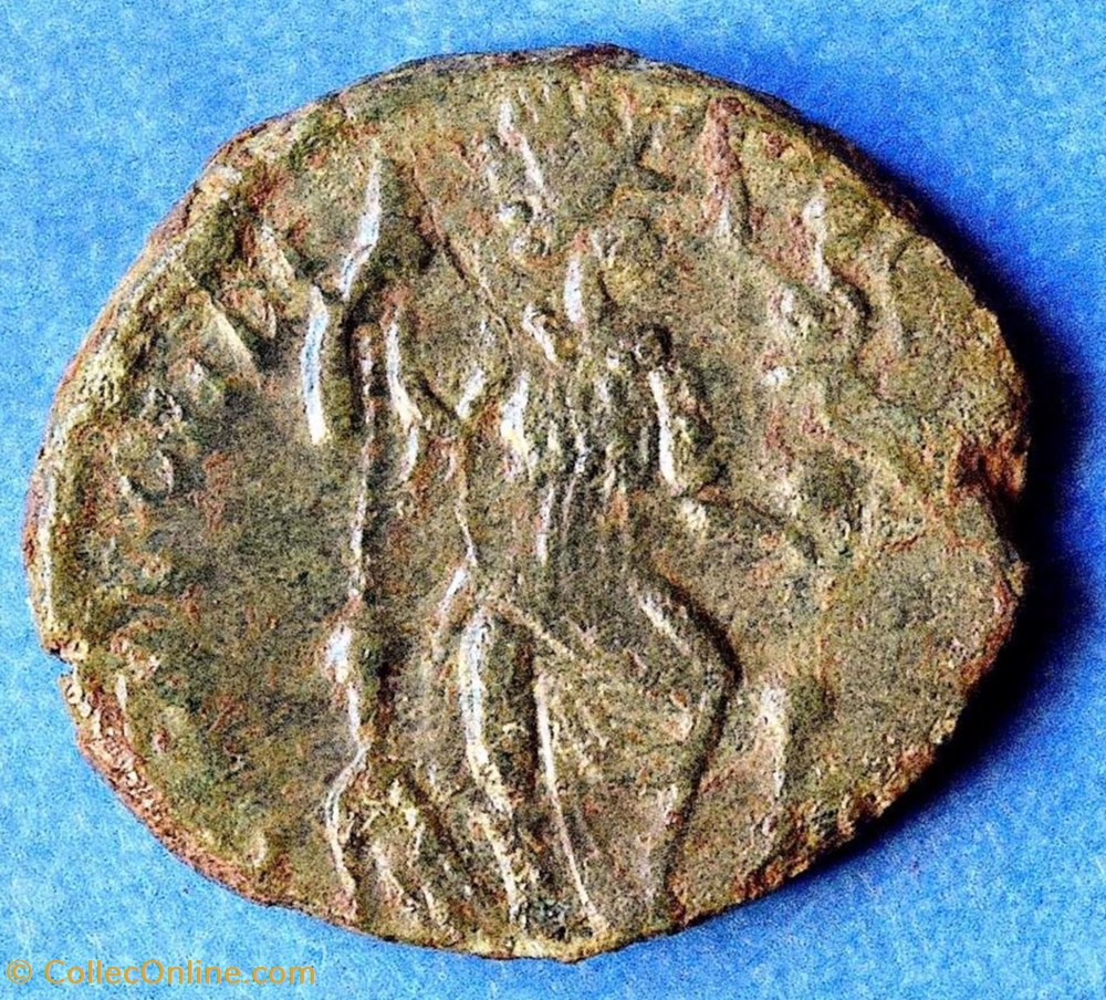 Arcadius (383-408 A.D) Cyzique, 401-403 A.D. RIC 94 4 monnaies antiques romaines republicaines imperiales arcadius 383 408 a d cyzique 401 403 a d ric 94