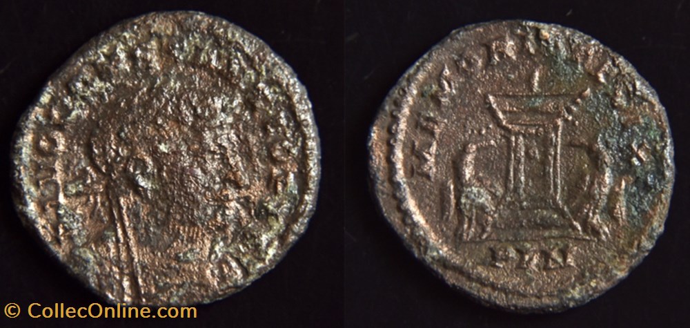 CONSTANCE Ier CHLORE (+306) Consécration par Constantin Ier - RIC.789 monnaies antiquite av jc ap romaines republicaines imperiales constance ier chlore 306 consecration par constantin ier ric 789