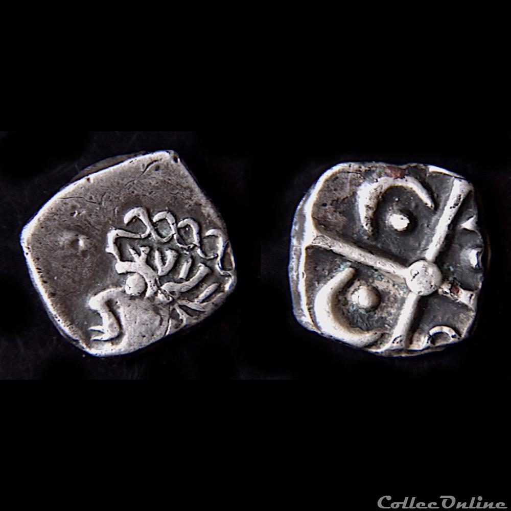 Drachme à la tête négroïde -125/-50 av.jc. monnaie antique ap gauloise drachme a la tete negroide 125 50 av jc