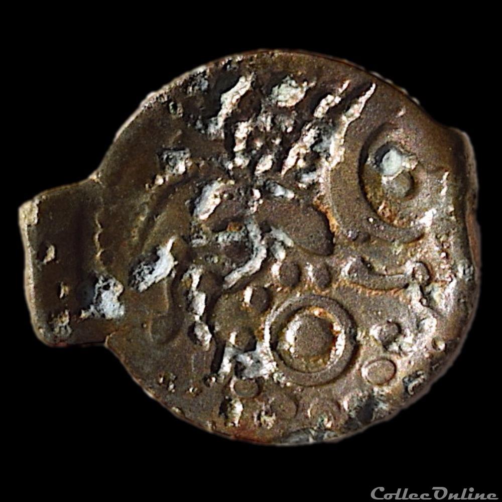 AULERQUES EBUROVICES (région d'Évreux) Bronze au cheval (60-50 av.jc.) monnaie antique gauloise aulerques eburovices region evreux bronze au cheval 60 50 av jc