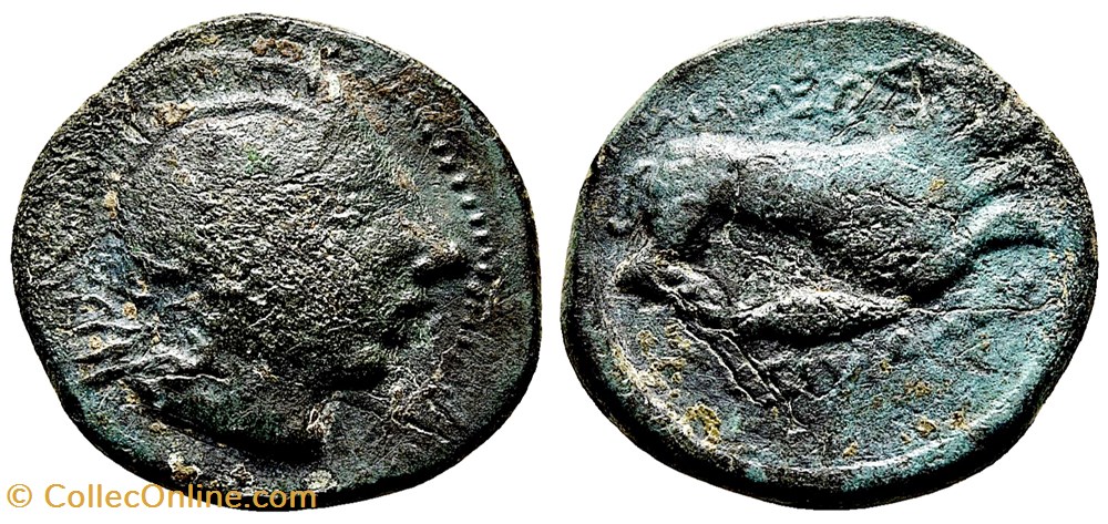 monnaie antique ap grecque royaume de thrace lysimakos imitation barbare 300 200 av jc