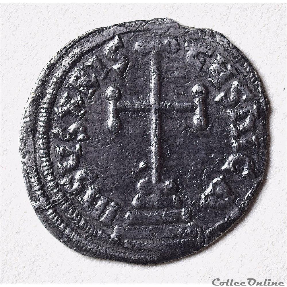 Léon III & Constantin V (720 - 741 A.D) Miliareson Constantinople Sear 1512 2 monnaie antique byzantine leon iii constantin v 720 741 a d miliareson constantinople sear 1512