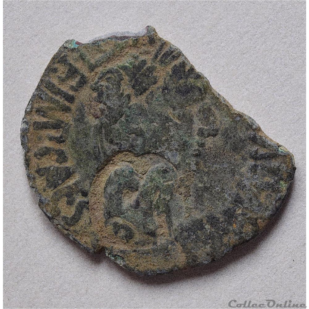 AS d'Auguste Celsa (Ier s. av.jc/Ier s. ap.jc) 2 monnaie antique gauloise as auguste celsa ier s av jc ier s ap jc