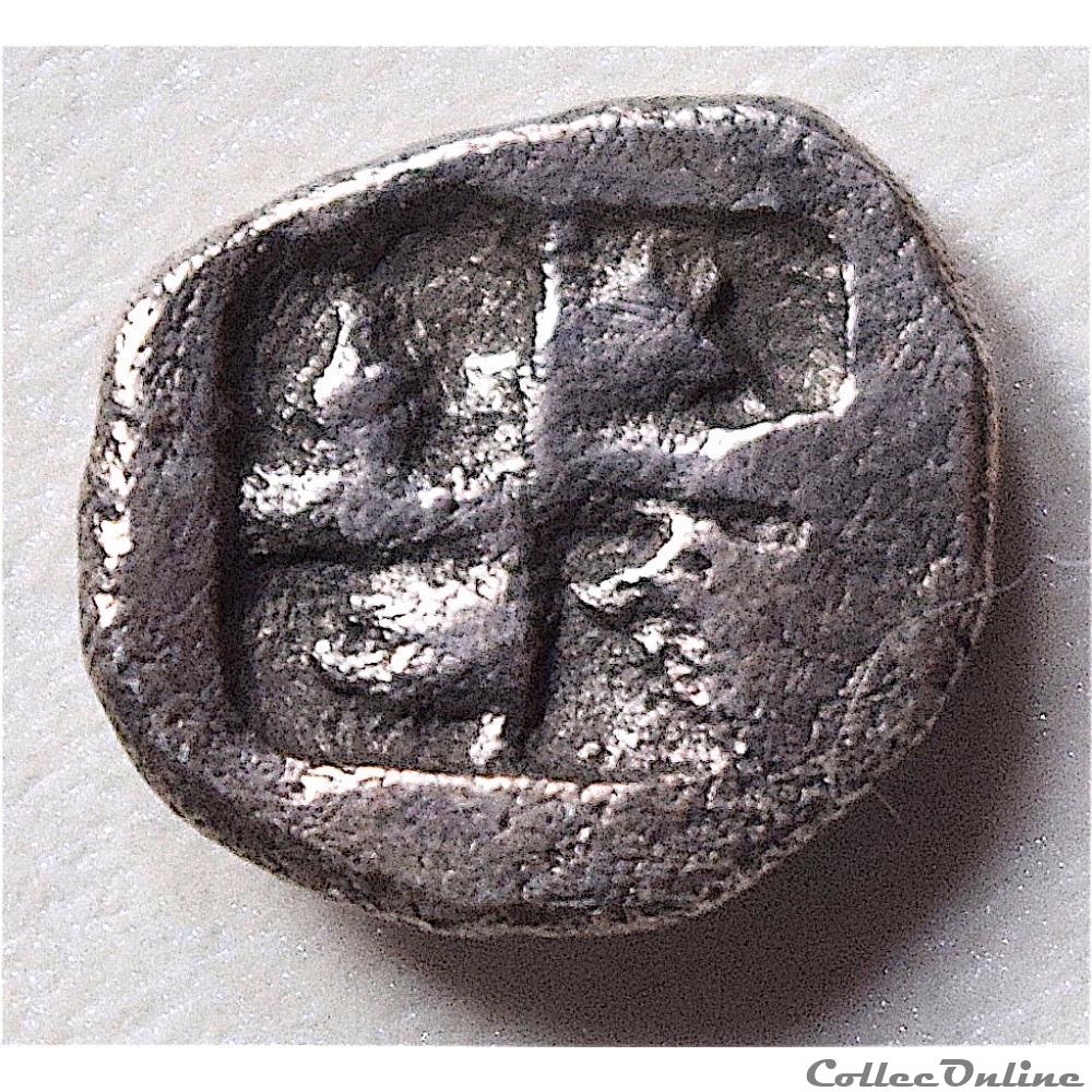 "Phocée" Obol & Diobol (510 - 494 av.jc) 3 monnaie antique ap grecque phocee obol diobol 510 494 av jc
