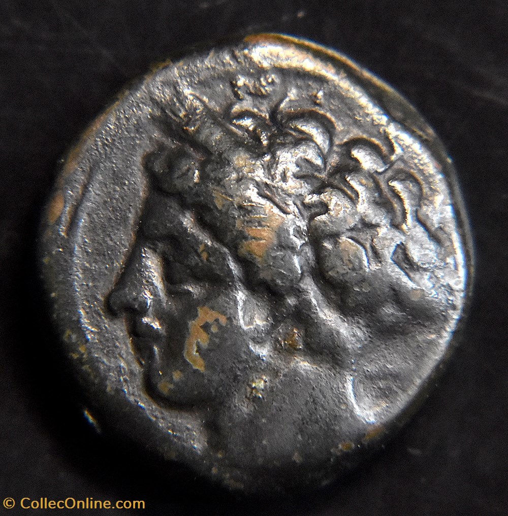 ZEUGITANE - CARTHAGE- SYRACUSE - Unité 4 monnaies antiques grecques zeugitane carthage syracuse unite
