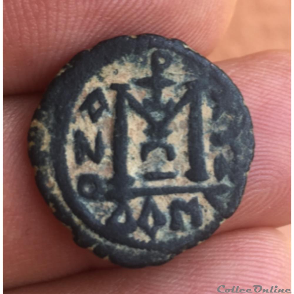 monnaie antique av jc ap autre califat m awiya empereur debout 660 680 ad dimashq walker 8