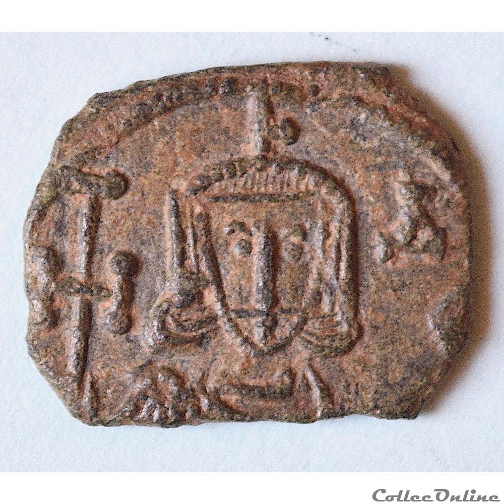 Constantin V "Copronymus" et Léon IV, avec Léon III au revers (741-775) Follis Syracuse monnaie antique byzantine constantin v copronymus et leon iv avec leon iii au revers 741 775 follis syracuse