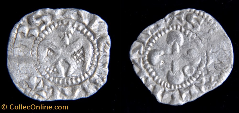 monnaies france feodales dauphine eveche de valence denier anonyme
