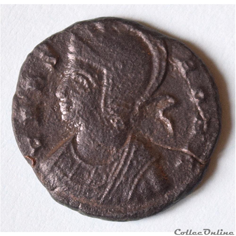 Constantin 1er - Nummus ROMA "à la Louve" (334/335, Sisca) RIC 240 monnaie antique romaine constantin 1er nummus roma a la louve 334 335 sisca ric 240