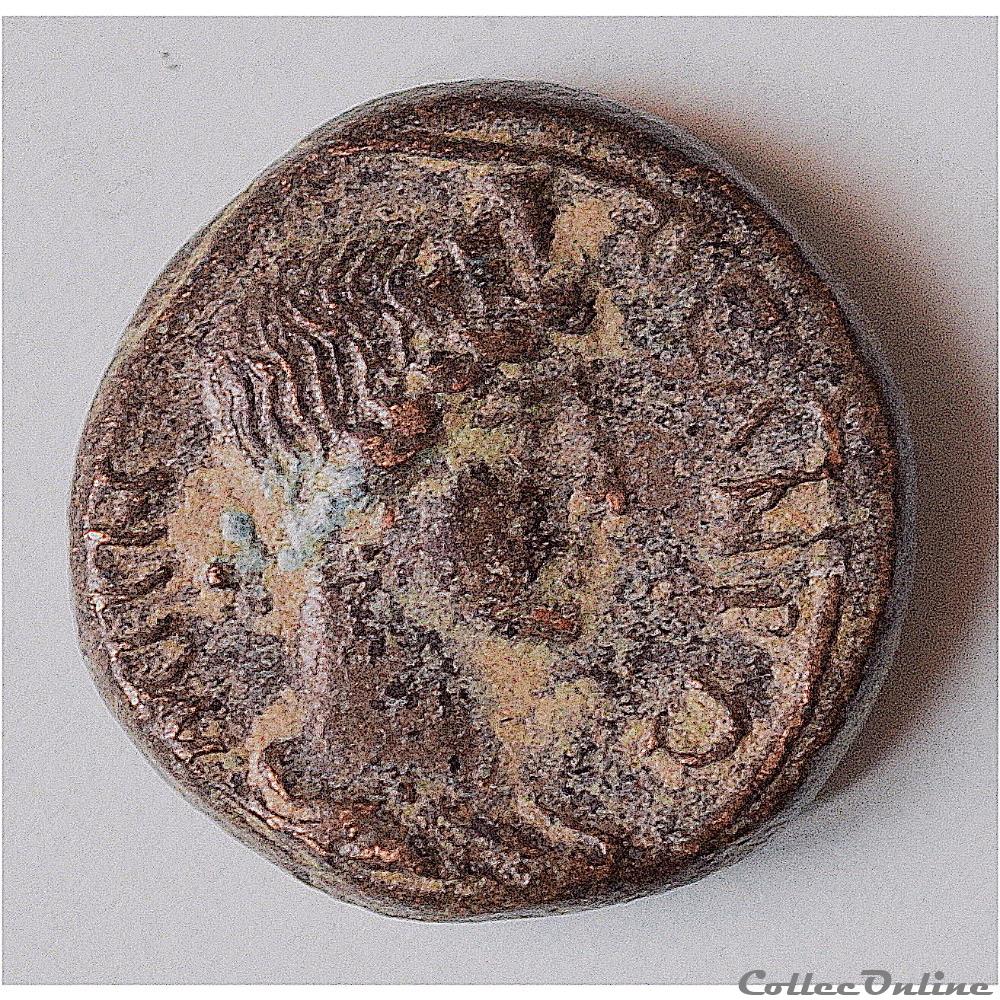 Mysie, Pergame, Assarion , Pseudo-autonomie, (entre 40 et 60 A.D) monnaies antiques romaines provinciales mysie pergame assarion pseudo autonomie entre 40 et 60 a d