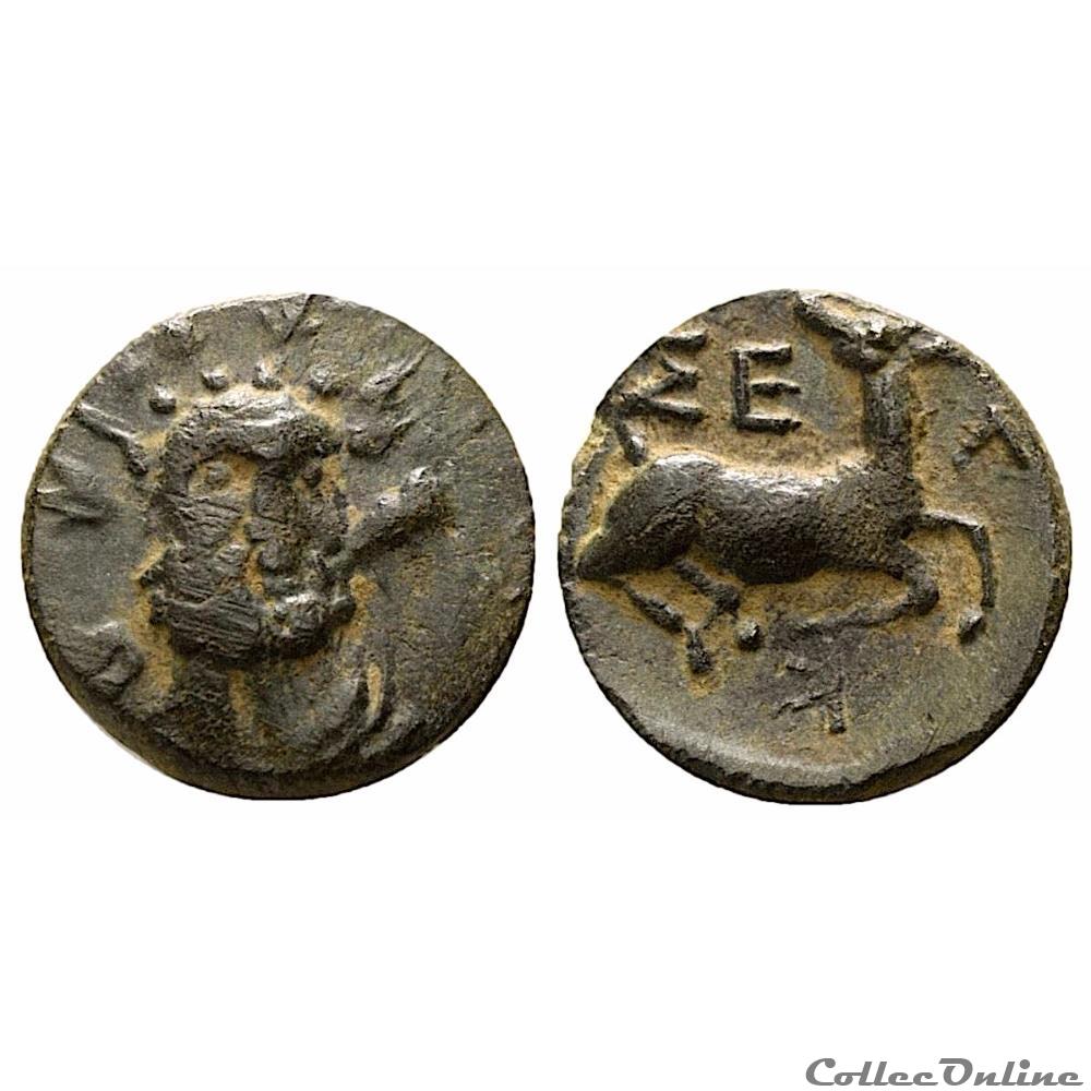 PISIDIE - SELGÉ Unité ( IIème siècle av.jc ) monnaie antique grecque pisidie selge unite iieme siecle av jc