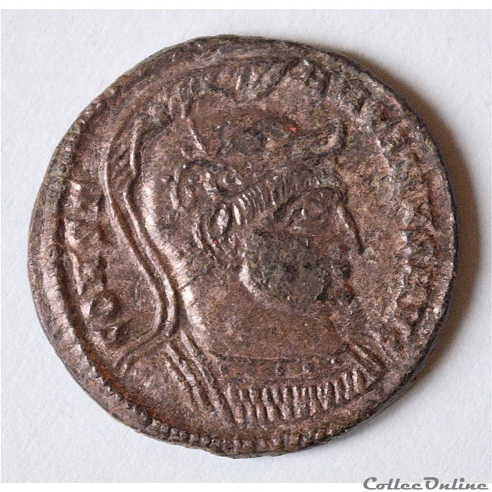 Constantin Ier "Le Grand" . Follis (319-320 AD) "VIRTVS - EXERCITVS" Sisca monnaies antiques romaines imperiales et republicaines constantin ier le grand follis 319 320 ad virtvs exercitvs sisca