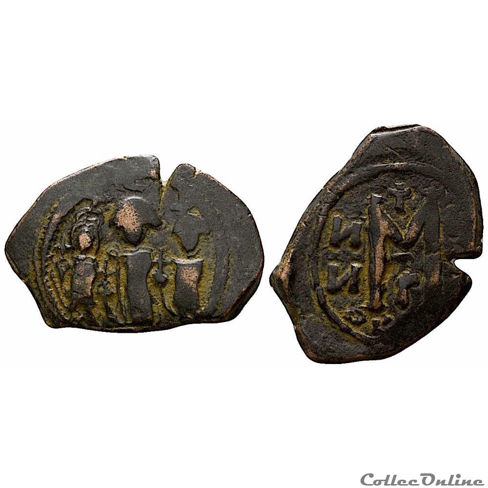 Pseudo byzantine aux trois empereurs (638-643 A.D) DOC 184a.2 (Foss IIe série) monnaie antique autre pseudo byzantine aux trois empereurs 638 643 a d doc 184a 2 foss iie serie