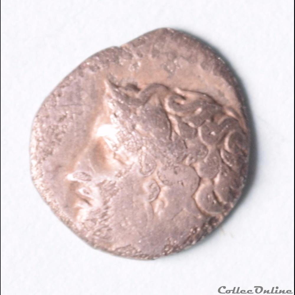 Obole à la roue et au MA monnaie antique grecque obole a la roue et au ma