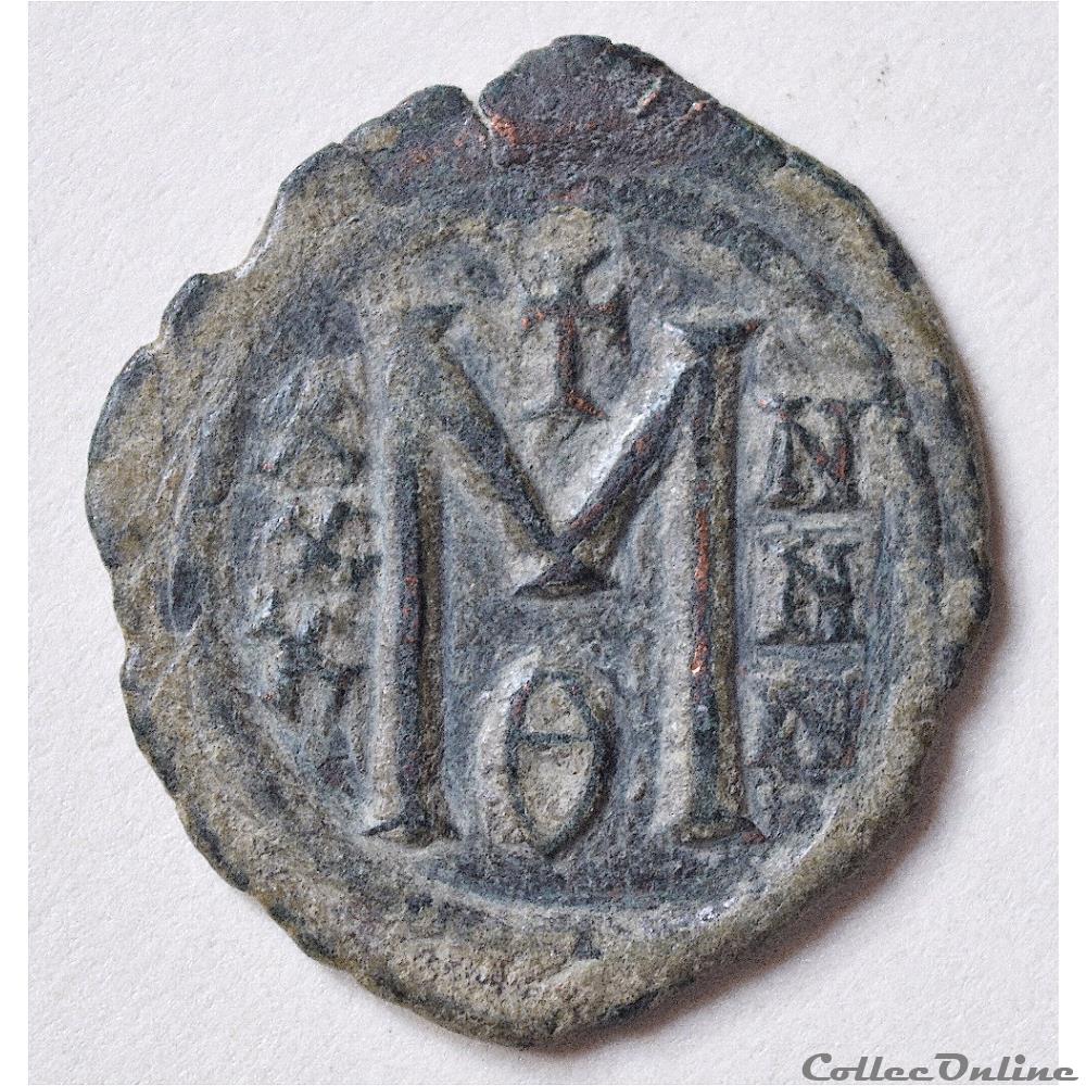 Théophile, follis type 2, Constantinople, 9e officine, Constantinople (829-831 A.D) 3 monnaie antique byzantine theophile follis type 2 constantinople 9e officine constantinople 829 831 a d