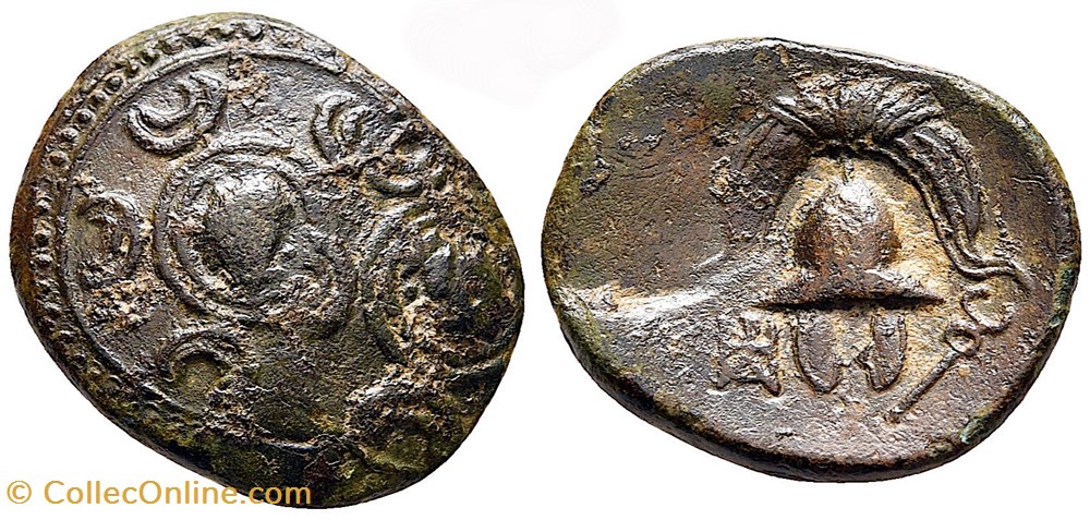 PHILIPPE III ARRHIDEE(323-316 avant J.-C.)Monnayage au nom d'Alexandre III le Grand Demi-unité monnaies antiquite jc ap grecques philippe iii arrhidee 323 316 avant j c monnayage au nom alexandre iii le grand demi unite