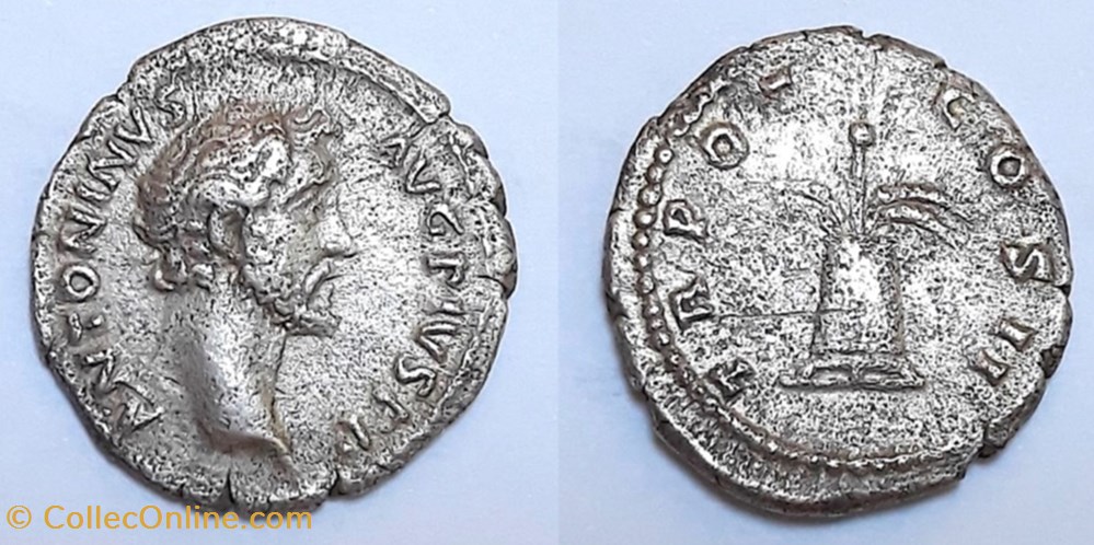 monnaie antique av jc ap romaine republicaine imperiale antonin le pieux 25 02 138 7 03 161 denier ric 58