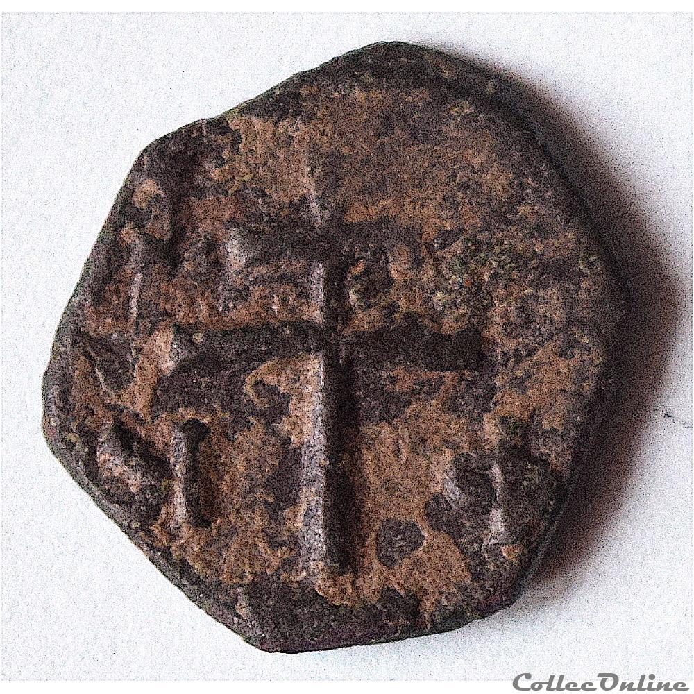 Alexis I Comnène (1092-1118 AD) Tetarteron à la croix patriarcale (1092-1118) monnaie antique byzantine alexis i comnene 1092 1118 ad tetarteron a la croix patriarcale 1092 1118