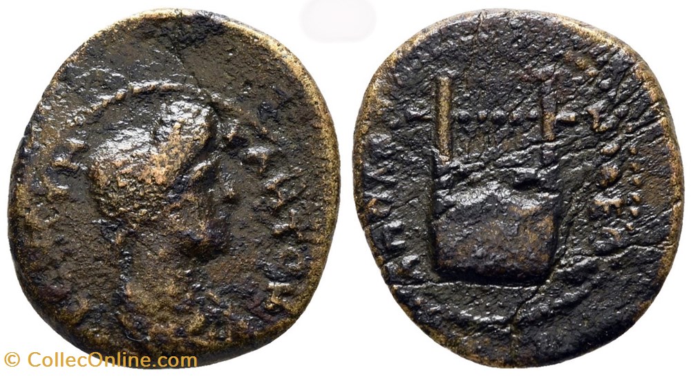 LYDIA. Apollonis. Pseudo-autonomie. règne de Titus à Domitien (79-96) monnaie antique av jc romaine provinciale lydia apollonis pseudo autonomie regne de titus a domitien 79 96