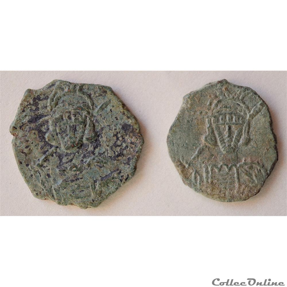 monnaie antique byzantine constantin iv emis a syracuse 668 685 follis sear 1210