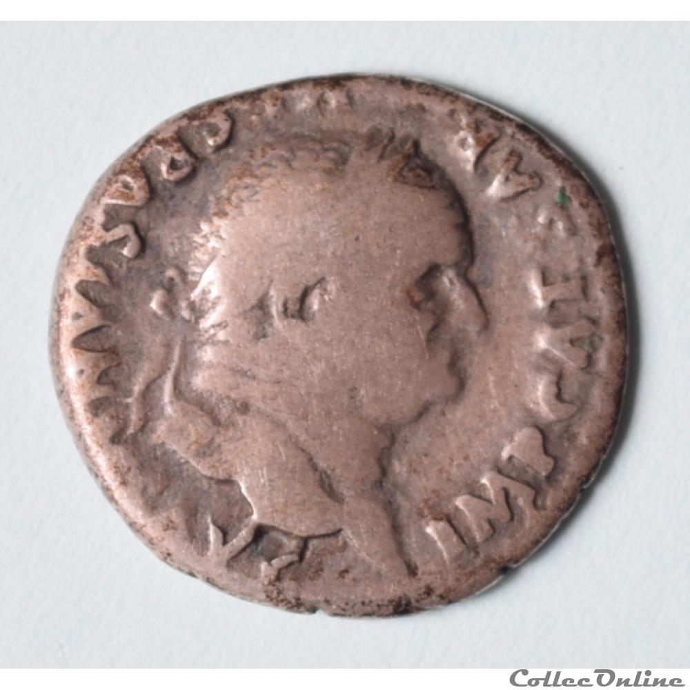 Vespasien (69 à 79 ap.JC) RIC 90 2 monnaie antique av romaine vespasien 69 a 79 ap jc ric 90