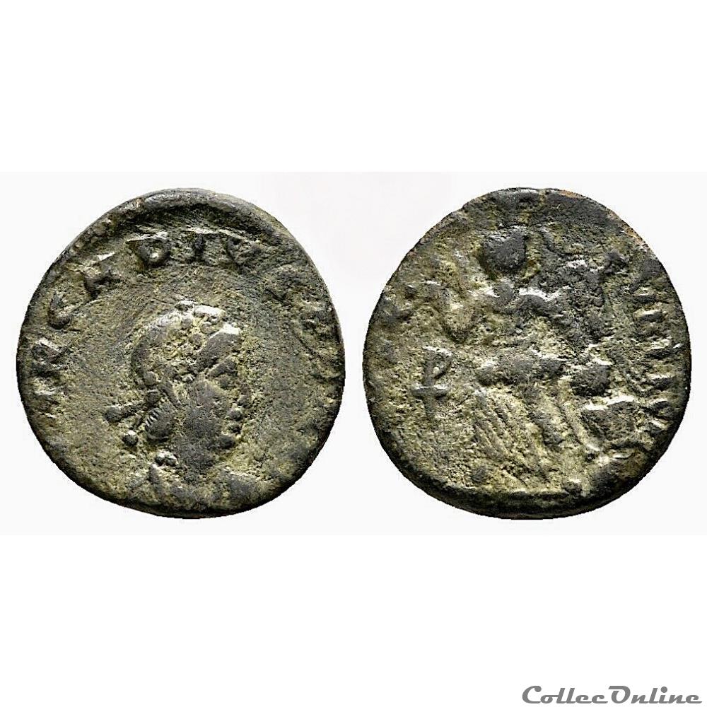 ARCADIUS (383 - 408 AD) Nummus Nicomédie - RIC. 45 monnaie antique av jc ap romaine arcadius 383 408 ad nummus nicomedie ric 45