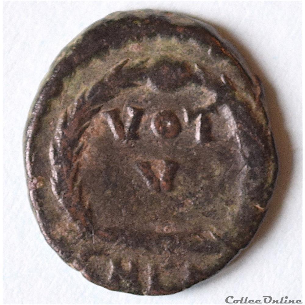 Théodose Ier "Le Grand" (379 - 395) Nummus "Cysique" monnaie antique romaine theodose ier le grand 379 395 nummus cysique
