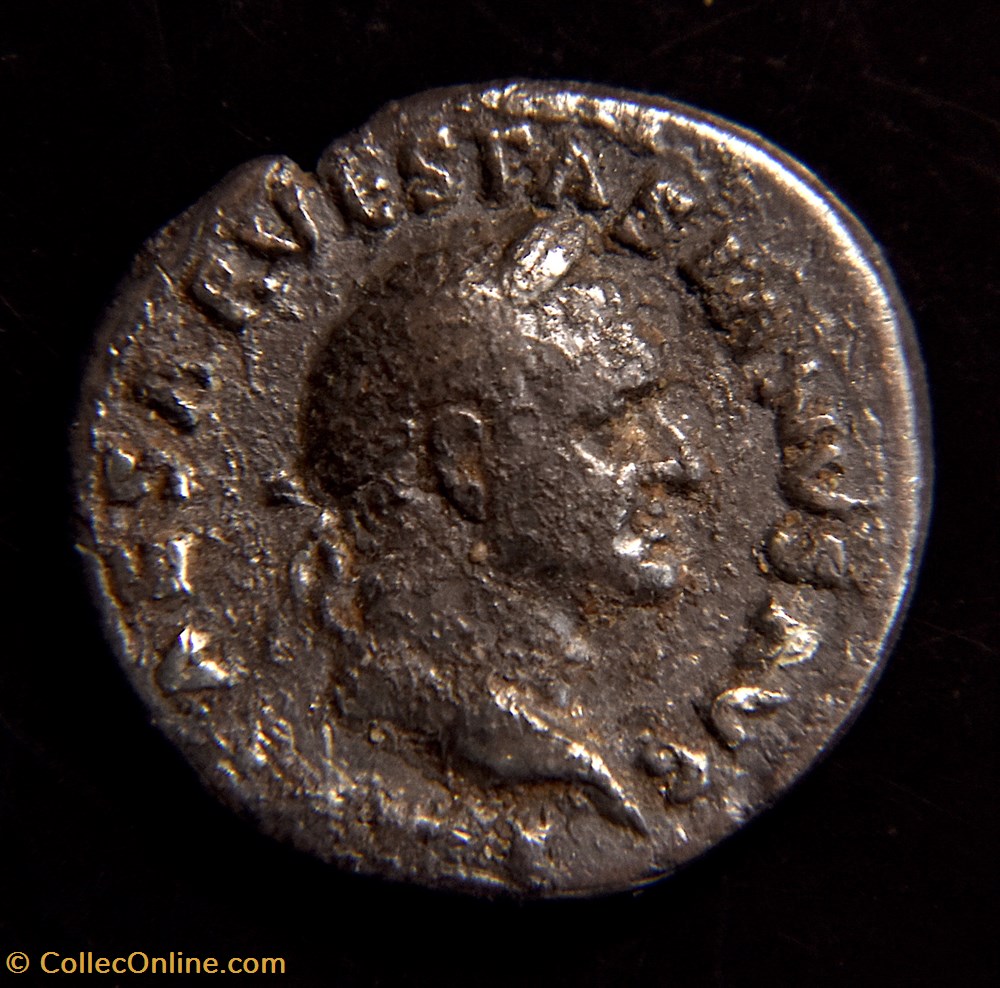 monnaies antiquite av jc ap romaines republicaines imperiales vespasien 69 79 denier a la paix rome 70 a d ric 29