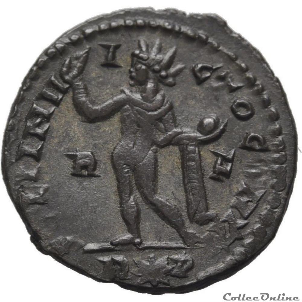 CONSTANTIN Ier (306-337 AD) Follis "SOL INVICTO" - Rome - RIC.18 - C 3 monnaie antique av jc ap romaine constantin ier 306 337 ad follis sol invicto rome ric 18 c