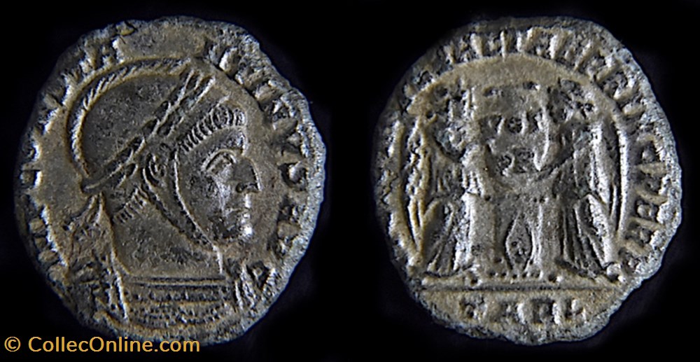 CONSTANTIN Ier Le GRAND (306-337) Centenionalis ou nummus - 319-320 après j.c- Arles - RIC 194 monnaies antiques romaines imperiales et republicaines constantin ier le grand 306 337 centenionalis ou nummus 319 320 apres j c arles ric 194