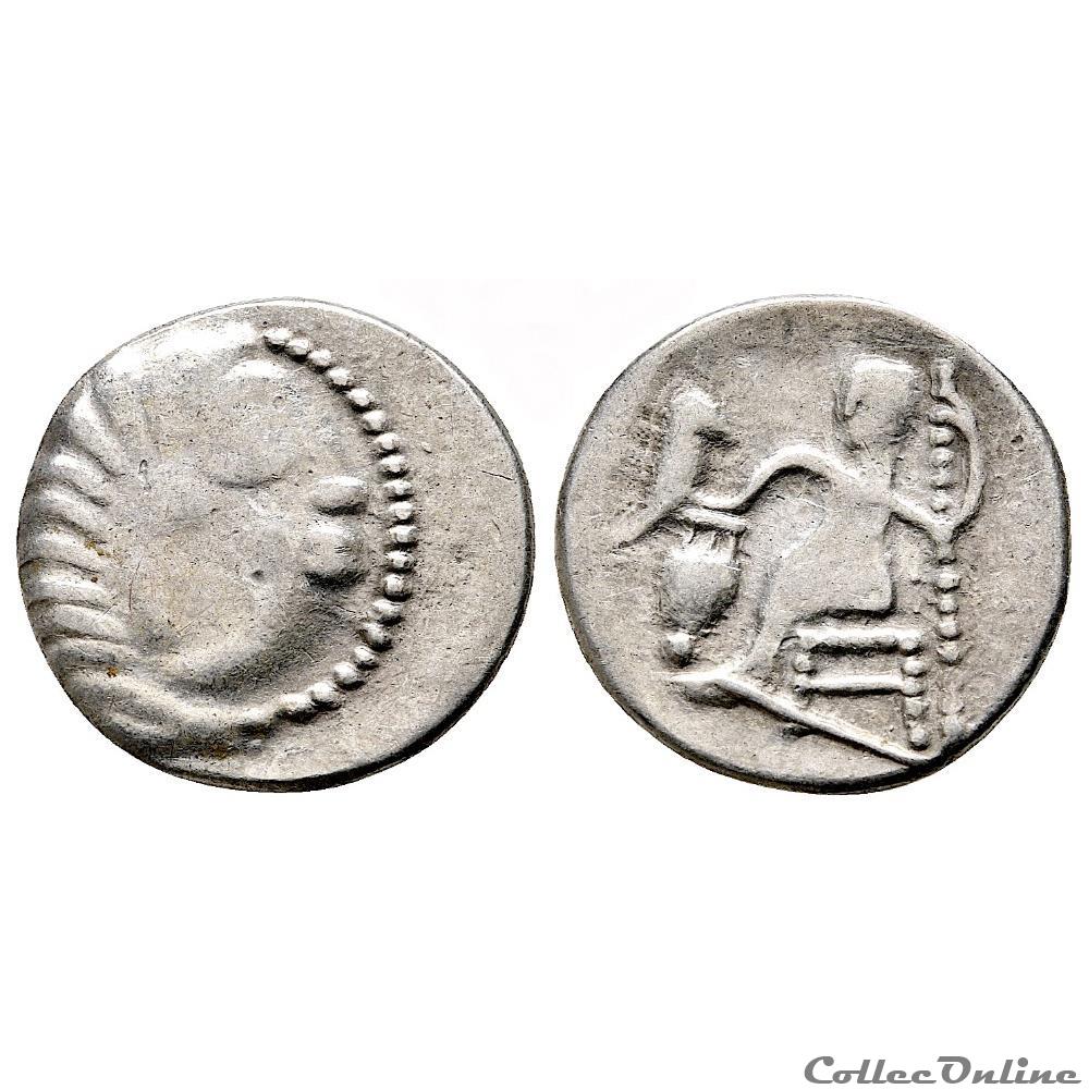 Celtes du Danube, Imitation du monnayage d'Alexandre III le Grand, drachme monnaie antique gauloise celtes du danube imitation du monnayage alexandre iii le grand drachme