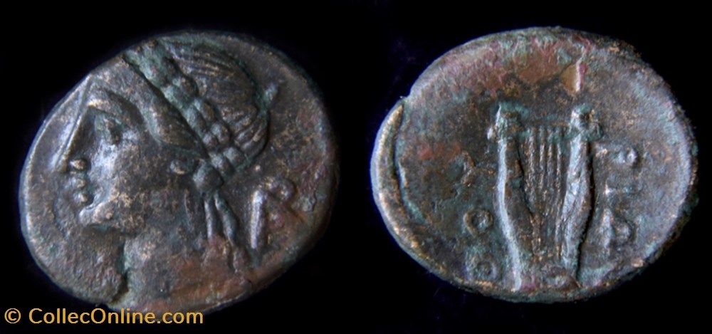LUCANIE THURIOI vers 280 - 260 avant JC Chr. monnaie antique ap grecque lucanie thurioi vers 280 260 avant jc chr