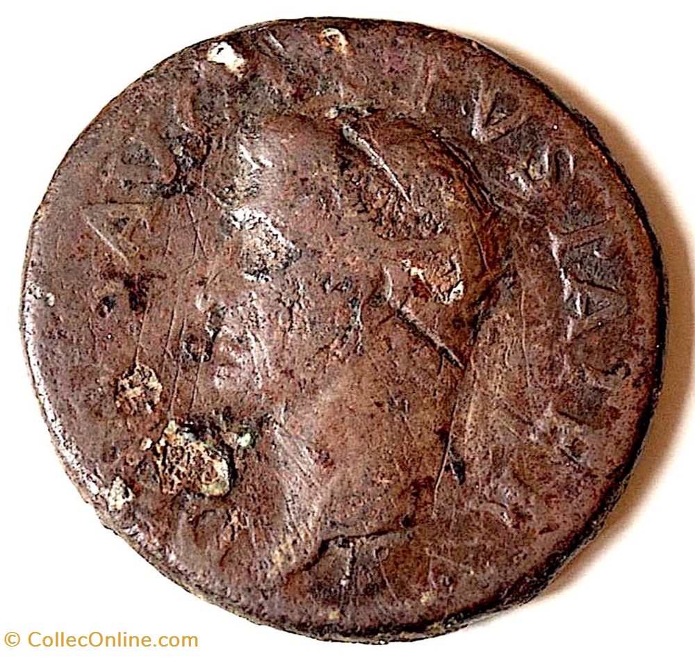 monnaie antique romaine republicaine imperiale auguste divinise 29 av jc 14 ap jc as de consecration