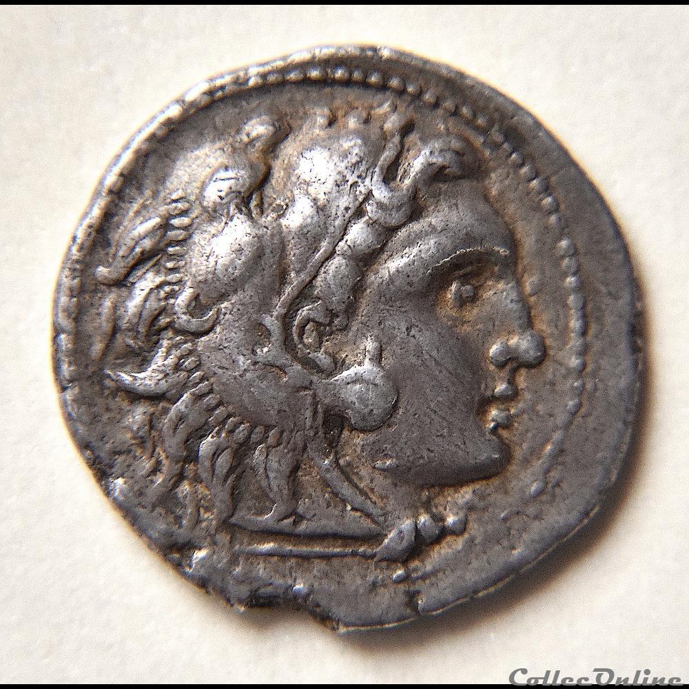 Drachme au Type d'Alexandre le Grand (Posthume) 323 -280 av.jc - à La Lyre 3 monnaie antique ap grecque drachme au type alexandre le grand posthume 323 280 av jc a la lyre