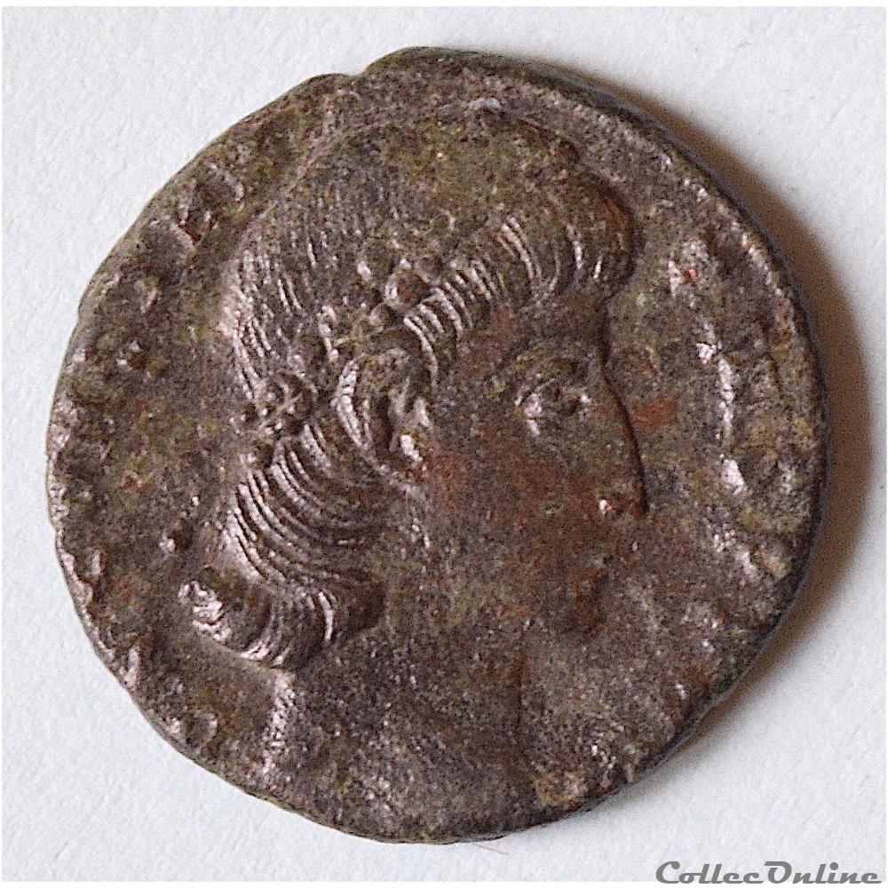 Constance II (337-361). Follis ou nummus ? Antioche, 2e officine, 347-348. R/: VOT / XX / MVLT/ XXX monnaie antique romaine constance ii 337 361 follis ou nummus antioche 2e officine 347 348 r vot xx mvlt xxx