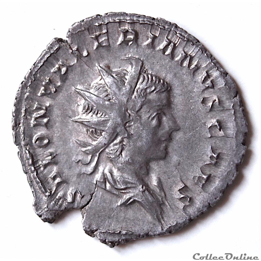 VALÉRIEN II Antoninien (254 - 258 A.D) Rome . Cohen 56. monnaie antique romaine valerien ii antoninien 254 258 a d rome cohen 56