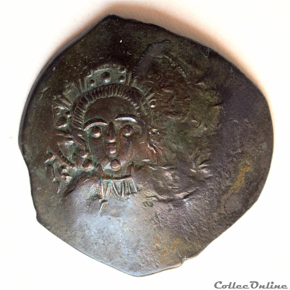 Alexis III "Ange" au Christ, (1195-1204) Trachy Constantinople Sear 2012 (Var. A) 2 monnaie antique byzantine alexis iii ange au christ 1195 1204 trachy constantinople sear 2012 var a