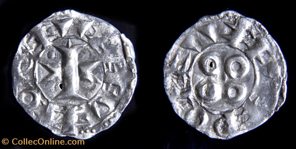 Languedoc - Comté de Melgueil - Raymond II Denier du XIè au XIIIème siècle monnaies france feodales languedoc comte de melgueil raymond ii denier du xie au xiiieme siecle