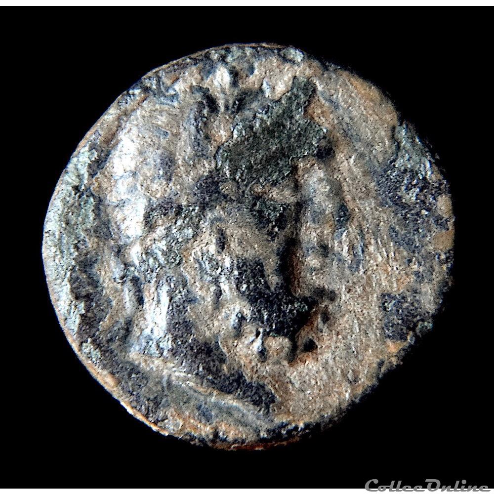 Caria, Tabai (50 av.jc), ZEUS aux Dioscures - SNG Keckman 270 2 monnaie antique grecque caria tabai 50 av jc zeus aux dioscures sng keckman 270