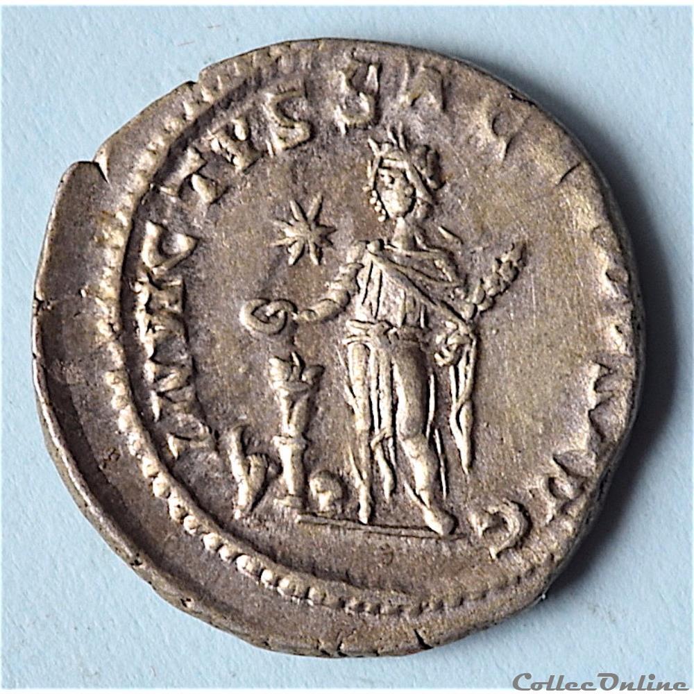 monnaie antique romaine helagabale 219 222 ad denier invictvs sacerdos avg rome