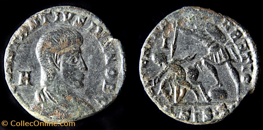 monnaie antique av jc ap romaine republicaine imperiale constance galle 351 354 ric 347