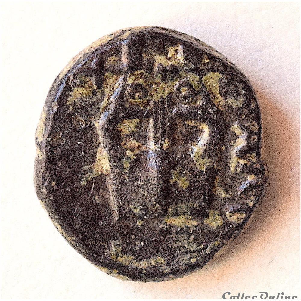 monnaie antique av jc grecque carie halicarnasse bc 400 380 ae 11 apollo a la lyre